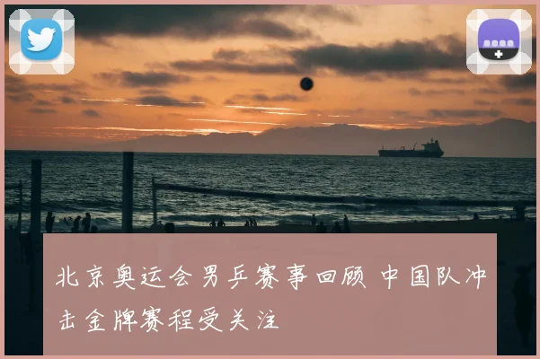 北京奥运会男乒赛事回顾 中国队冲击金牌赛程受关注